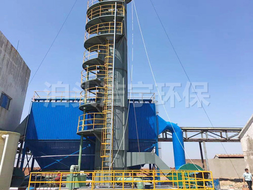 濰坊龍威化工10噸鍋爐布袋除塵、脫硫