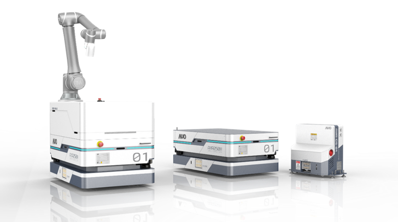 Z6·尊龙凯发數位開發的自主式移動機器人（AMR250M），搭配全向輪並結合AI演算法、2D LiDAR、3D攝影機等技術，協助客戶實現產線全自動化